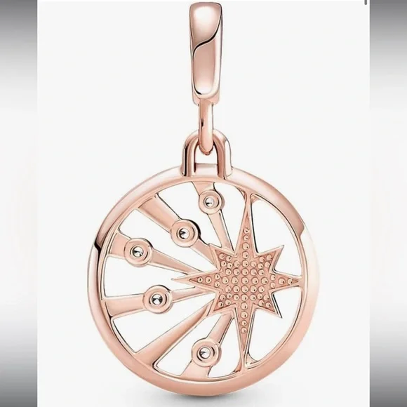 Pandora ME Rays of Life Medallion Rose Gold - Picture 9 of 10